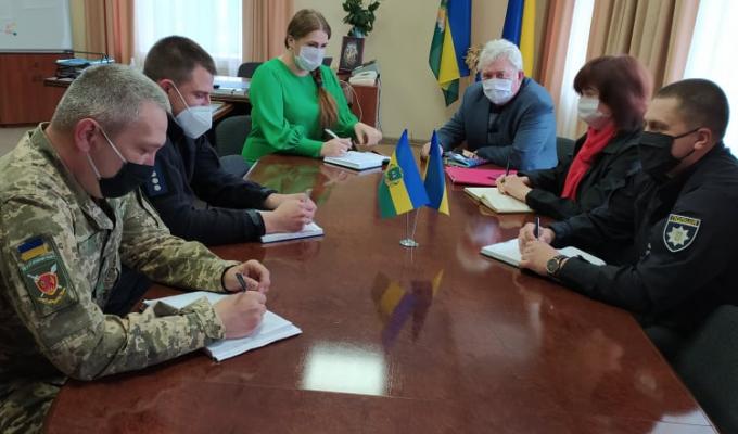Відбулася нарада з керівниками силових структур району