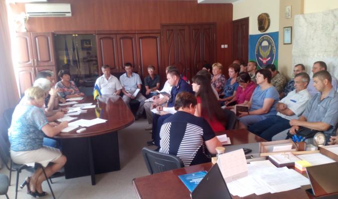 Відбулося чергове засідання організаційного комітету з підготовки до святкування Дня Державного Прапора та Дня незалежності України в районі