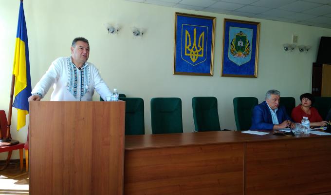 Голова районної державної адміністрації Андрій Грачов взяв участь у черговому засіданні двадцять шостої сесії районної ради