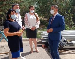 Оглянули стан реконструкції відділення екстреної невідкладної медицини КНП «Біловодська багатопрофільна лікарня»