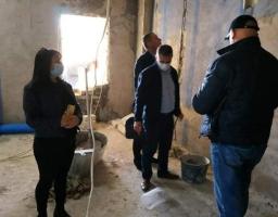 Ознайомились з ходом ремонтних робіт у КНП «Біловодська багатопрофільна лікарня»